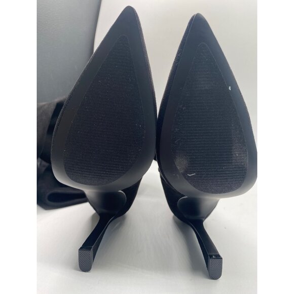 Steve Madden Women's Black Laddy Pointed Toe Over The Knee Boots Size 5.5 NIB - Picture 4 of 5